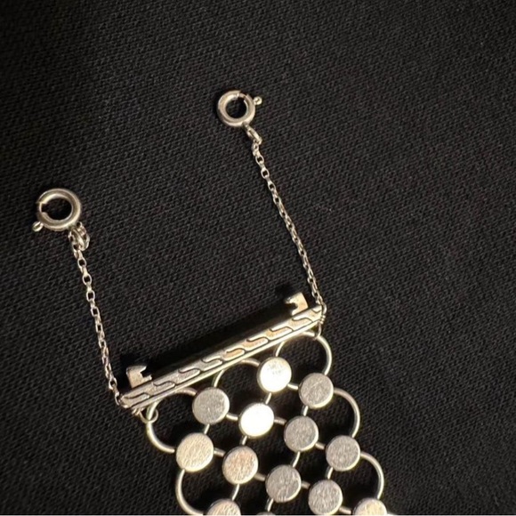 John Hardy Dot 18k Gold and Sterling Silver Chain Mail Bracelet • Size Medium - Picture 5 of 8